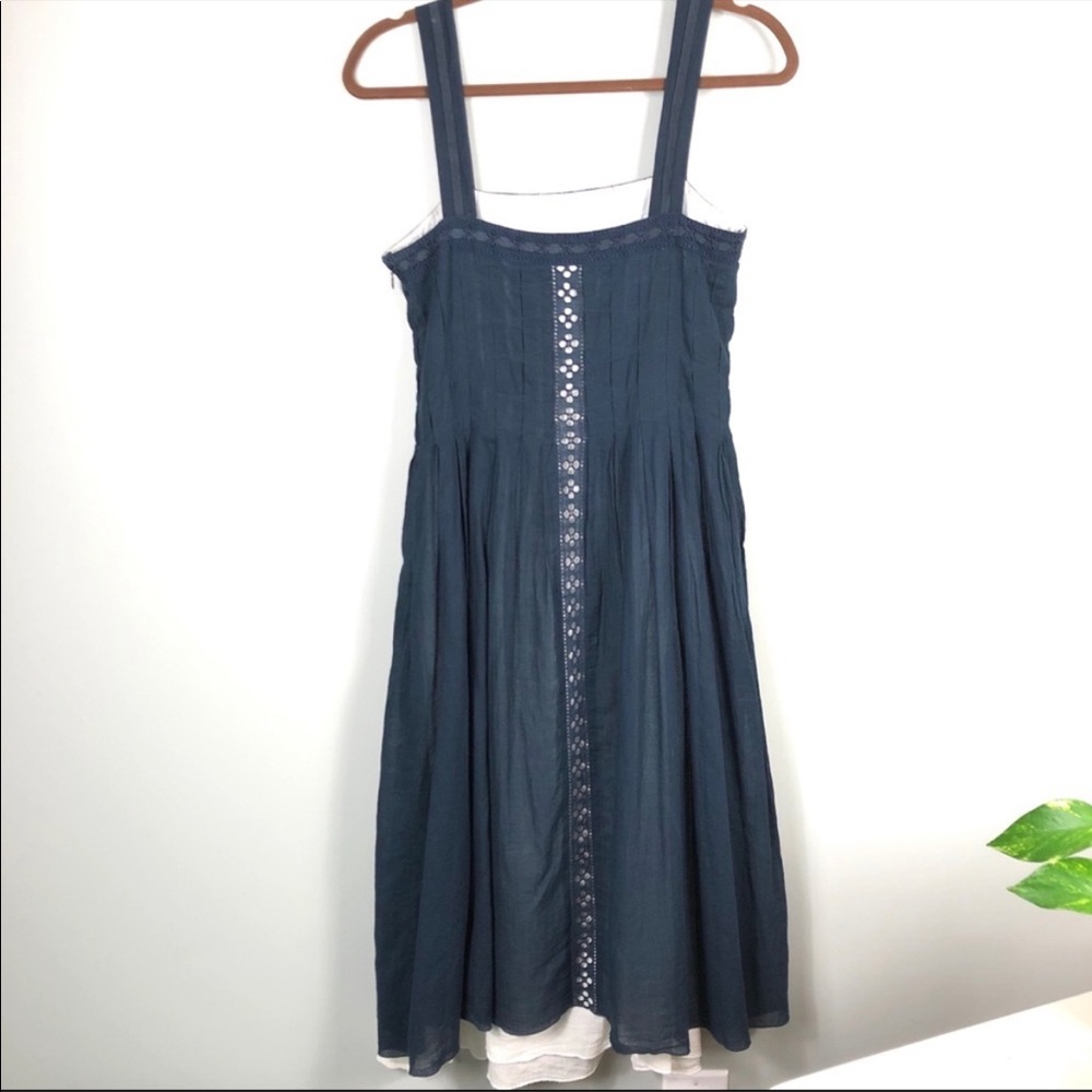 Adrianna Papell 100% cotton midi dress